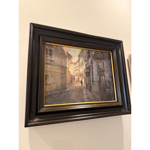 Titled St. Vitus Cathedral, Prague by Todd Williams. This is a richly textured oil painting capturing the timeless charm...