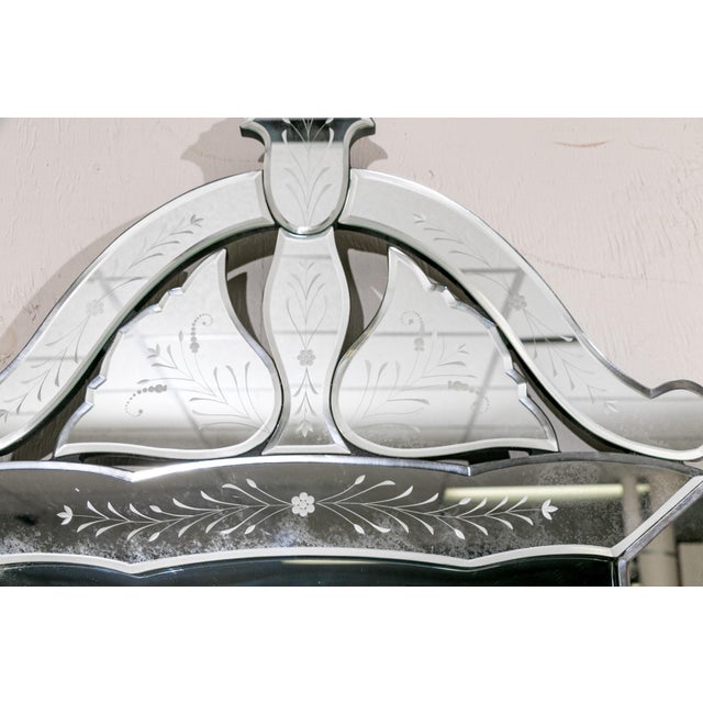 Early 20th Century Venetian Style Tall Wall Mirror For Sale - Image 9 of 17