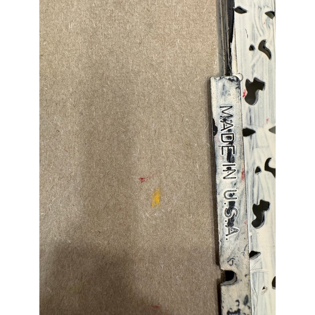 Purple Mid 20th Century Vintage Oil Painting, Daisies For Sale - Image 8 of 8