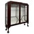 Antique Early 20th Century English Edwardian Mahogany Vitrine Cabinet For Sale - Image 11 of 11