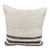Turkish Hemp Pillow Cushion Natural Beige Black Cushion Cover 20"x20" For Sale