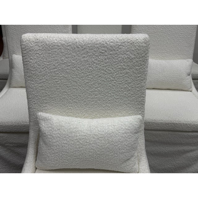 Matthew Williams for Uttermost Coley White Armless Dining Chairs, Set of Six For Sale In San Francisco - Image 6 of 12
