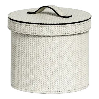 Round Paper Bin with Lid For Sale