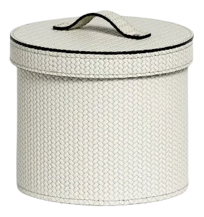 Round Paper Bin with Lid