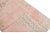 Beautiful vintage Turkish hand-knotted wool rug with a pink and beige field. This rug has accents of ivory and brown in a...