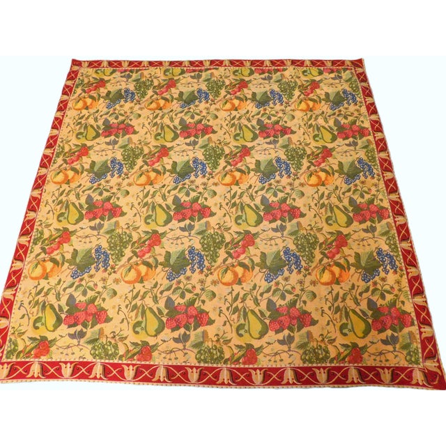 1980s French Tapestry Featuring Fruits For Sale - Image 4 of 10