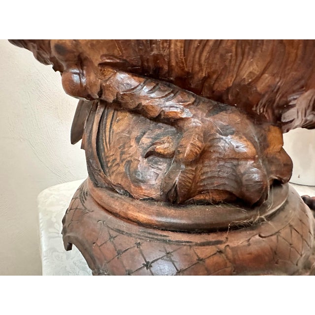 Early 19th Century Antique Hand Carved French Bird Vanity Chair For Sale - Image 10 of 11