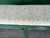 1970s 1970s Palm Beach Style Green Lacquered Bench With Floral Upholstery For Sale - Image 5 of 10