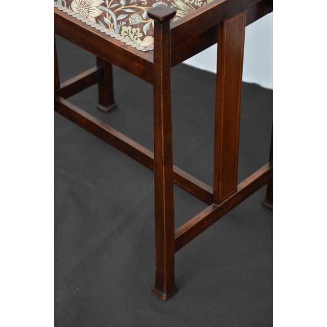 Antique Arts and Crafts Dressing Table Stool, 1900s For Sale - Image 17 of 18
