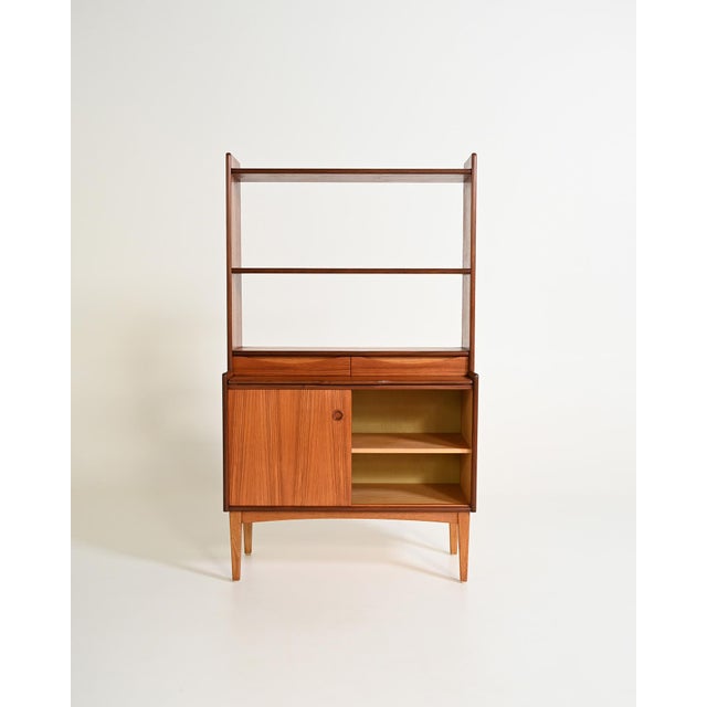 1960s Vintage Bookcase with Pull-Out Desk by Bräntorps, 1960s For Sale - Image 5 of 12