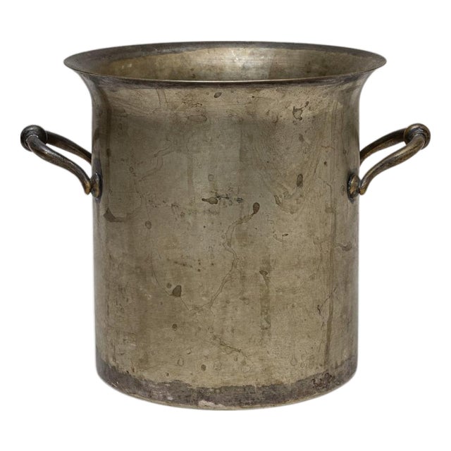 20th Century French Silver Plated Champagne Bucket For Sale
