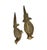 English Vintage Solid Brass Standing Pheasant Statues- a Pair For Sale - Image 3 of 12