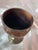 An unusual and historically fascinating antique heavy English copper and silver-mounted goblet associated with two of...