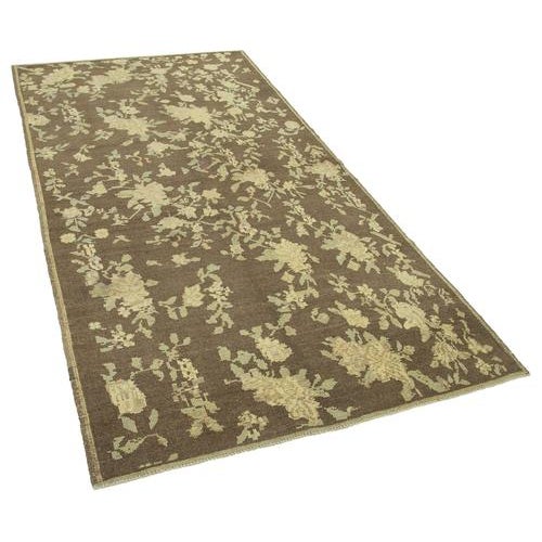Textile Vintage Hand-Knotted Wool Rug For Sale - Image 7 of 7