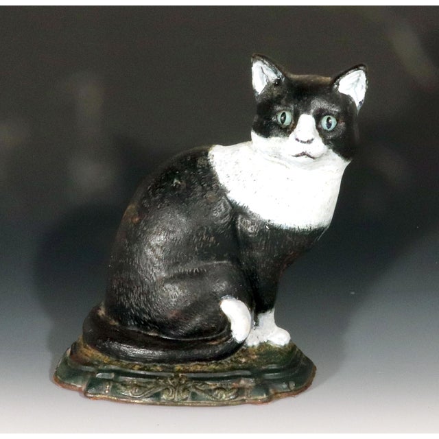 Metal American Cast Iron Model of a Cat For Sale - Image 7 of 8