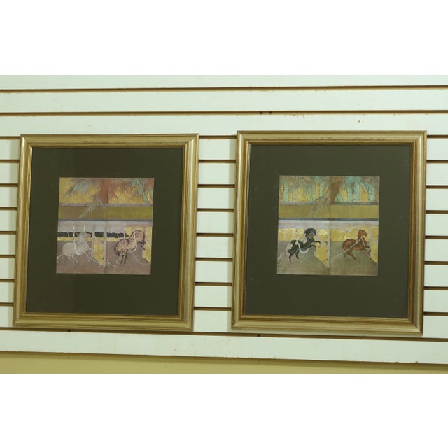 Silver Pair Silver Framed Horse Prints For Sale - Image 8 of 8