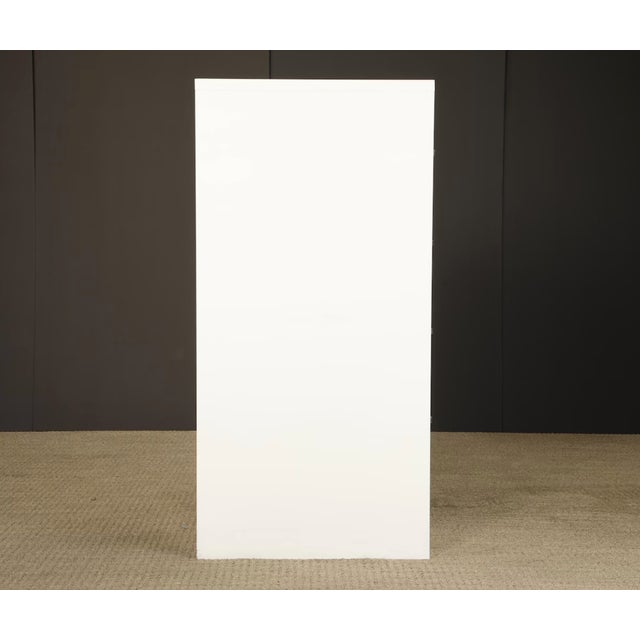 Metal Vintage Mid-Century Steel Filing Cabinet, Industrial 5 Drawer File Cabinet, 1950s For Sale - Image 7 of 9