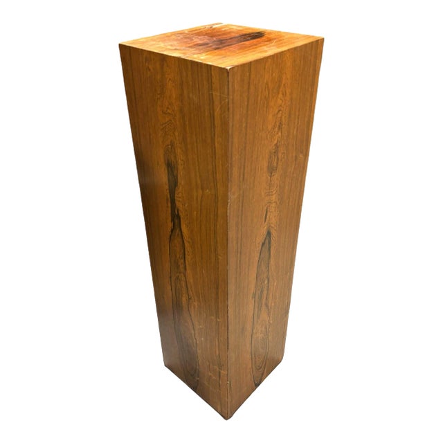 1950s Mid Century Organic Modern Wooden Art or Sculpture Pedestal For Sale