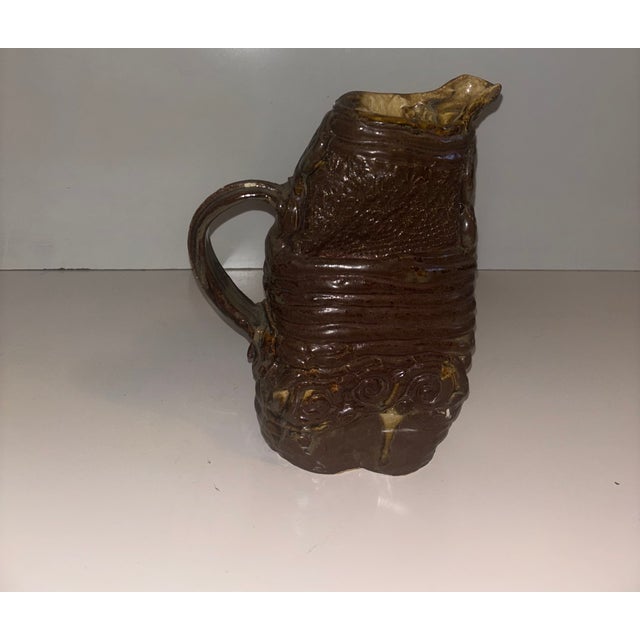 Early 20th Century Rare Find One of a Kind Handcrafted Jug For Sale - Image 4 of 6