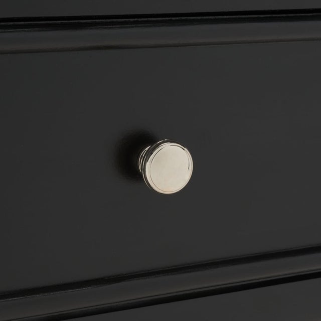Early 21st Century Toby Accent Table with Storage Drawer in Black For Sale - Image 5 of 10