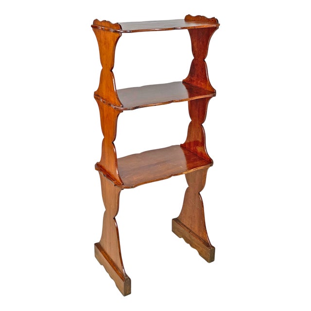 Art Nouveau Italian Wooden Bookshelf, 1900s For Sale