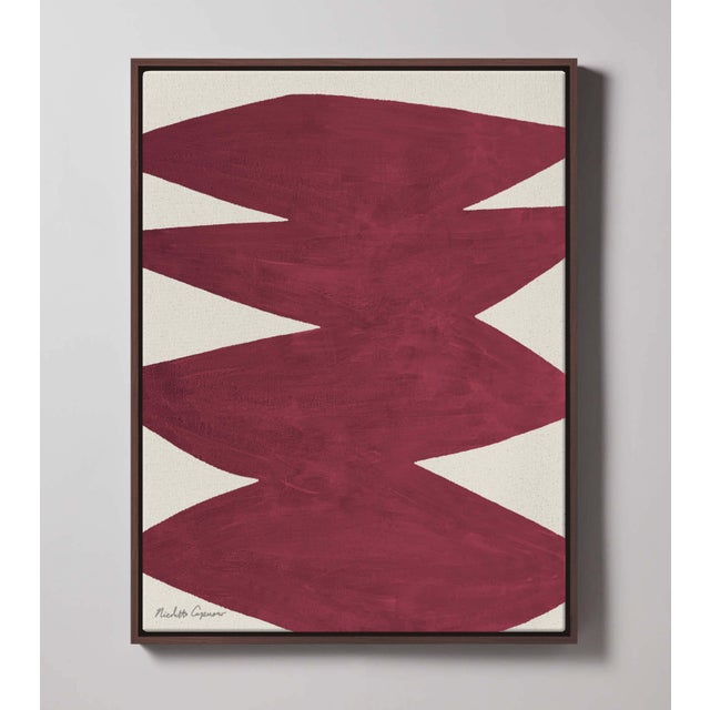 Contemporary "Fearless Affirmations Painting Magenta" - Geometric Painting by Nicolette Capuano - 2026 New Colorway For Sale - Image 3 of 8