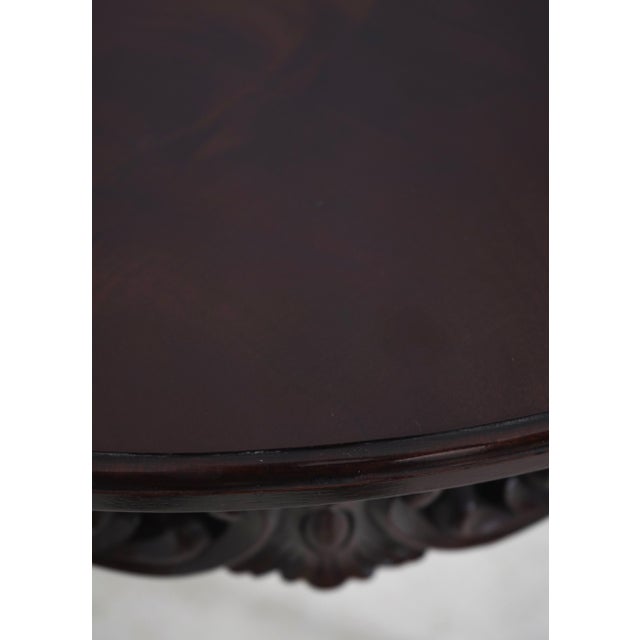 1990s Baker Mahogany Stately Homes Collection Console Table For Sale - Image 5 of 16