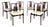 Mid-Century Modern Dining Chairs, Italy, 1960s, Set of 6 For Sale