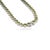 Art Deco Sterling Silver Green Peridot Birthstone Tennis Necklace for Womens For Sale - Image 3 of 12