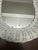 Vintage White Wicker Oval Mirror For Sale - Image 4 of 6
