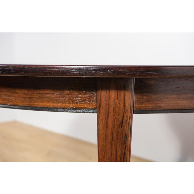 Mid-Century Modern Round Rosewood Model 55 Dining Table by Gunni Omann for Omann Jun, Denmark, 1960s For Sale - Image 14 of 17