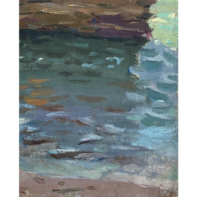Original Seascape Oil Painting, Ukrainian Artist, 1960s 38-31 For Sale - Image 6 of 6