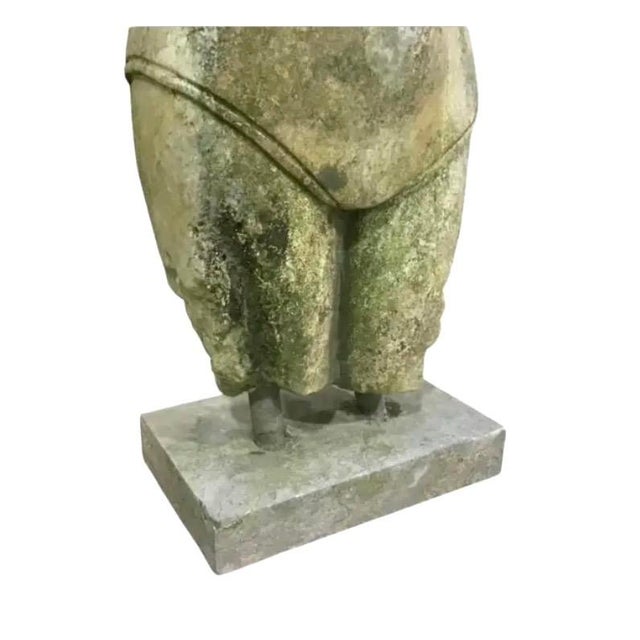 Indian Style Marble Torso Sculpture For Sale - Image 4 of 8