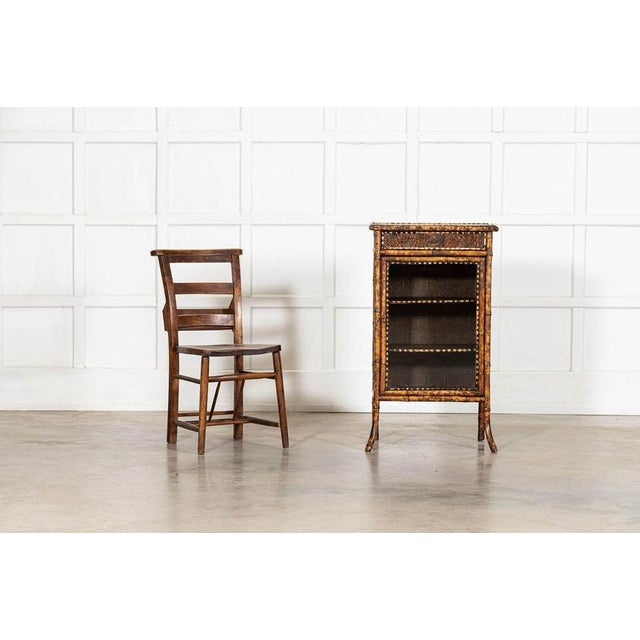 19th Century English Glazed Bamboo Bookcase, 1880 For Sale - Image 8 of 16