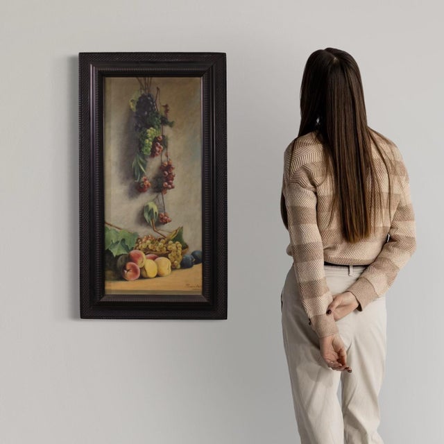 Italian Artist, Still Life, 1919, Oil on Canvas, Framed For Sale - Image 3 of 16