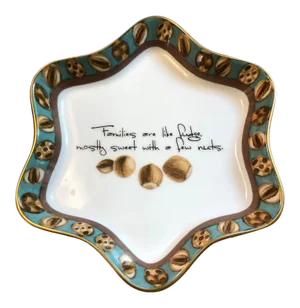 Vintage Mottahedeh Ceramic Trinket Dish
