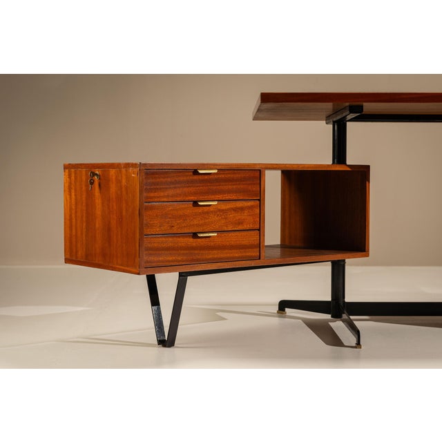Model T95 Desk by Osvaldo Borsani for Tecno, Italy, 1953 For Sale - Image 10 of 18