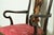 Brown Henredon Chinoiserie Queen Anne Hand Painted Oak and Burl Wood Armchairs, Pair For Sale - Image 8 of 14