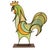 Mid 20th Century Mid 20th Century Rare MCM Brass & Celluloid Rooster & Parrot Sculptures by Hans Hagenauer For Sale - Image 5 of 10