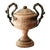 Vintage Solid Marble + Brass Urn Centerpiece For Sale
