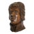 Early 20th Century Hand Carved Wooden Head Scutlpture For Sale