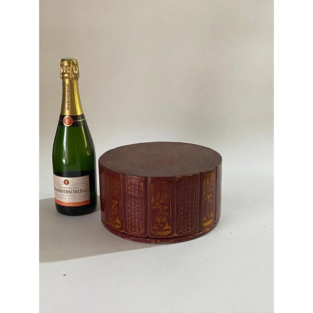 Large 19th Century Round Jewelry Box, Japan For Sale - Image 11 of 12