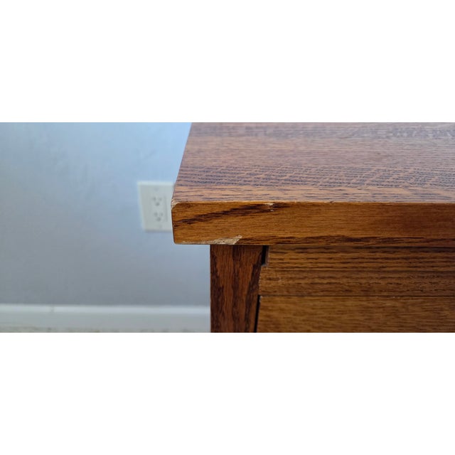 Restoration Hardware Cedar Lined Oak Night Stands For Sale - Image 11 of 11