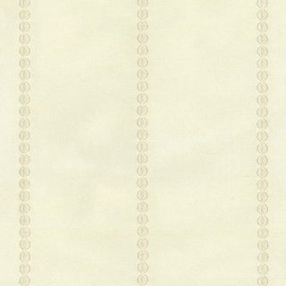 Schumacher Gabrielle Embroidery Fabric in Limestone For Sale