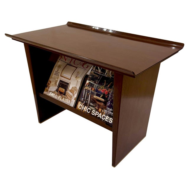 Mid-Century Modern 1950s Edward Wormley Modernist Magazine Table For Sale - Image 3 of 7