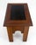 Brown Heavy Solid Mahogany Custom Wood Milling Arts & Crafts 1970s Side End Table MINT For Sale - Image 8 of 16