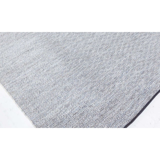 Mid 20th Century Doris Leslie Blau Vintage Swedish Flat Woven Rug For Sale - Image 5 of 8