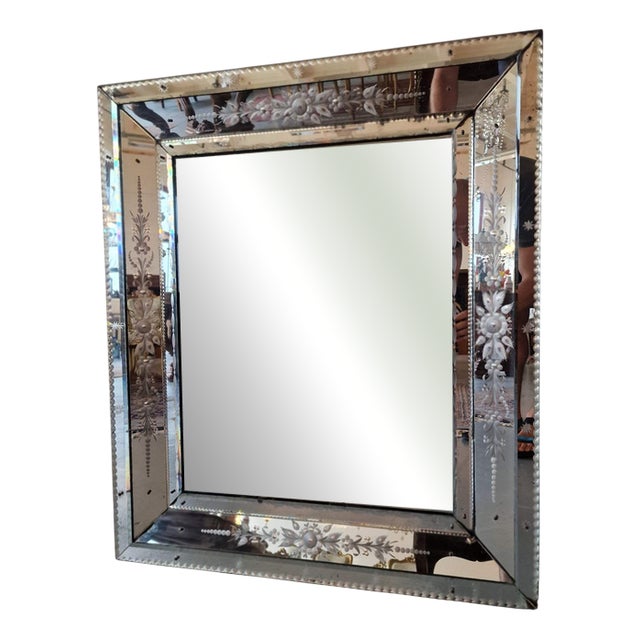 Antique Italian Venetian Mirror, 1890s For Sale