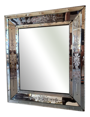 Antique Italian Venetian Mirror, 1890s