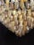 Gold Handmade Multicolored Polyhedron Glass Chandelier, 1962 For Sale - Image 8 of 13